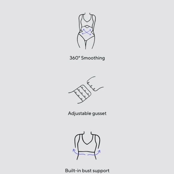 Honeylove V-Neck Tank Bodysuit Size 2X - Picture 3 of 16